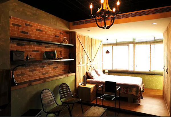 臺灣民宿，頂樓空中花園