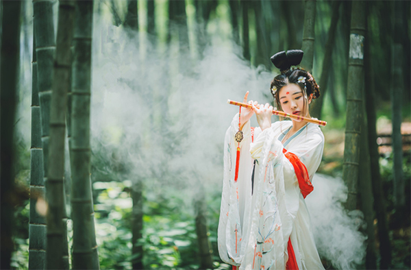 魏晉風交領大袖襦裙