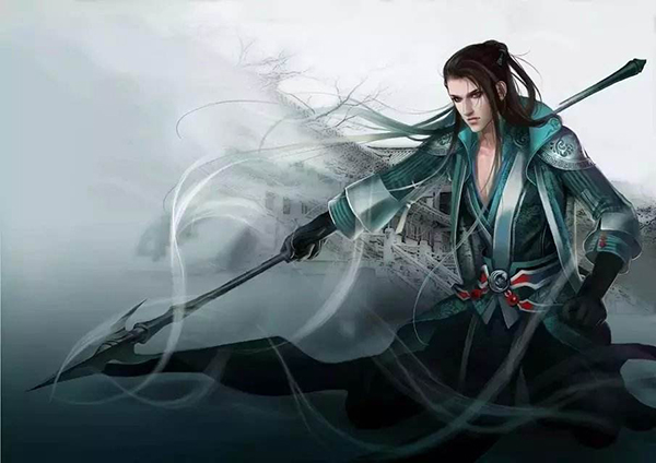 古風圖片，戰(zhàn)場上的男子