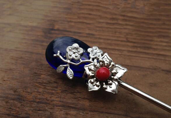 大水滴古典匠心啟航閱讀盤(pán)發(fā)發(fā)簪單簪