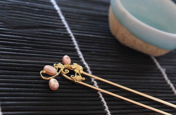 匠心啟航閱讀發(fā)簪  珍珠發(fā)簪發(fā)釵