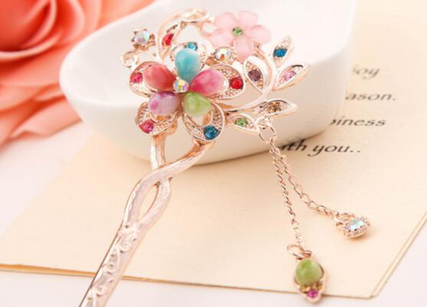 匠心啟航閱讀發(fā)簪 流蘇步搖發(fā)簪