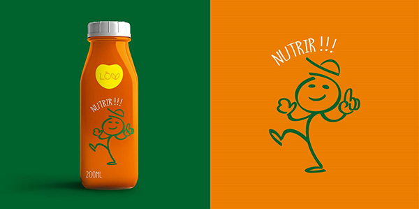 果蔬汁包裝設(shè)計(jì)圖，創(chuàng)意果蔬產(chǎn)品包裝