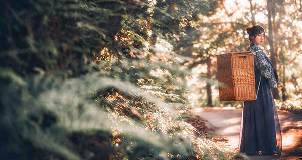 人像攝影，古裝女子人像攝影照片