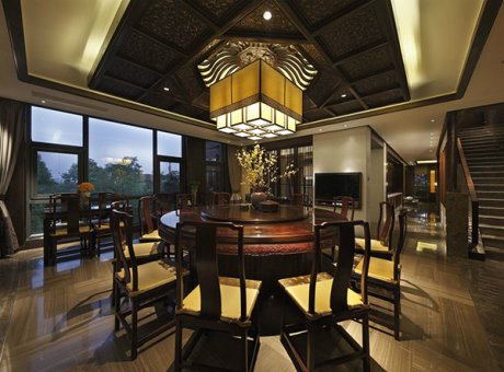 新中式裝修設(shè)計(jì)圖，會(huì)舍裝修