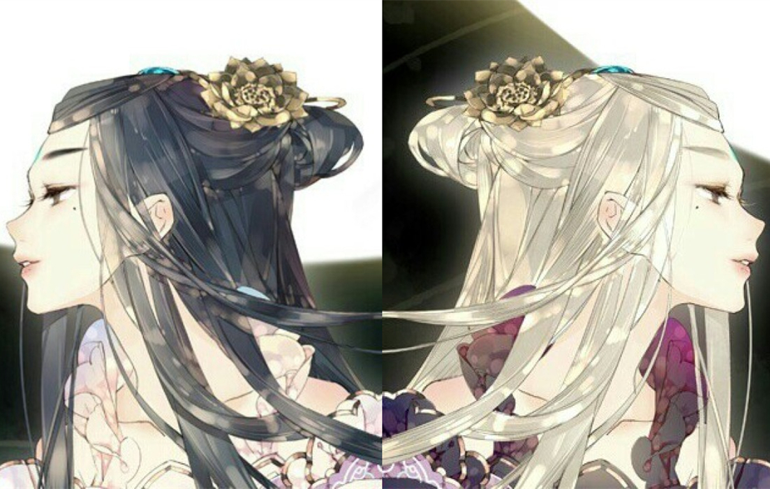 動(dòng)漫古風(fēng)女子閨蜜頭像，好姐妹qq頭像