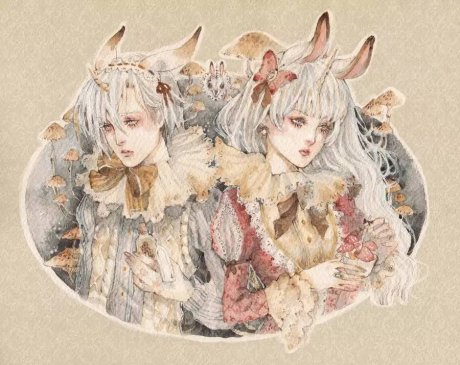 暖色調(diào)手繪插畫，給一種人淡淡的插畫美!