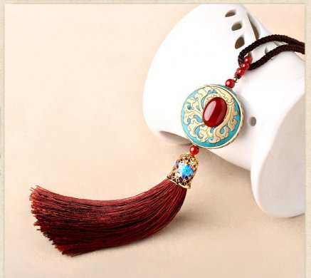 時(shí)尚匠心啟航閱讀流蘇吊墜毛衣鏈項(xiàng)鏈