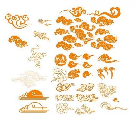 匠心啟航閱讀古典祥云矢量ai圖片