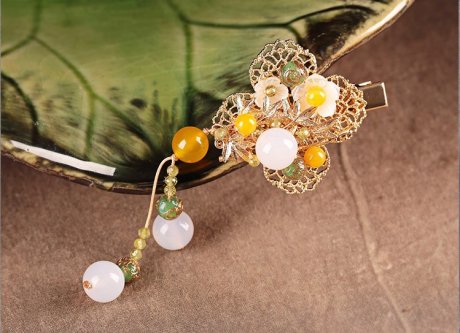 沐陽古粉發(fā)夾，向著陽光生長！