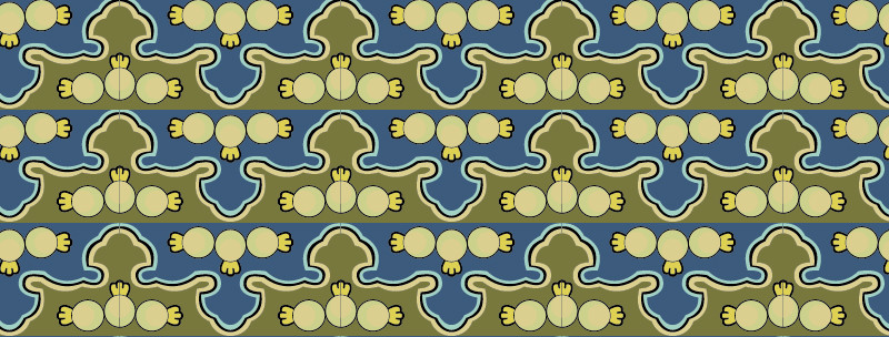 中國(guó)傳統(tǒng)明代服飾樸素圖案，矢量素材AI圖片