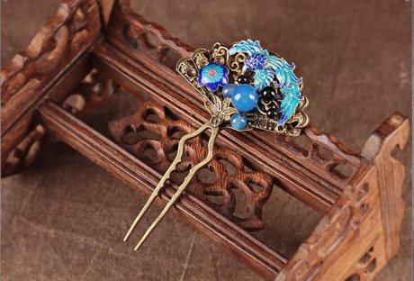 夜鸞芳幽發(fā)簪，一抹浪漫的藍(lán)!