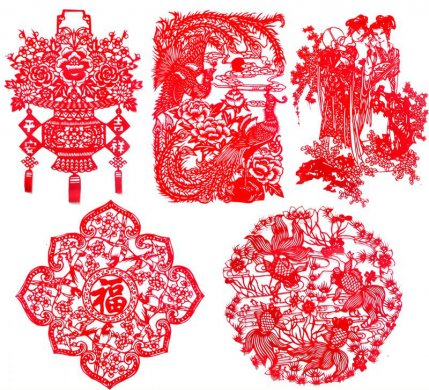 八款精美古典的匠心啟航閱讀手工剪紙