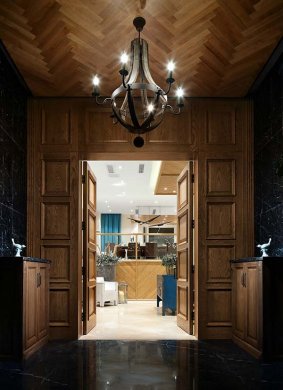 新中式裝修設(shè)計(jì)，裝修設(shè)計(jì)會舍圖(九)