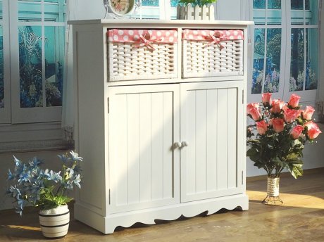 田園美式鄉(xiāng)村斗柜，柜子效果圖