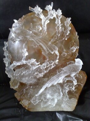 精美藝術(shù)雕刻圖案，匠心啟航閱讀水晶雕刻