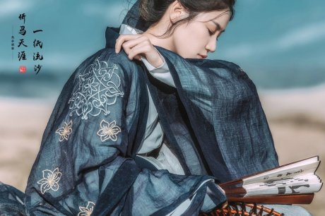 一紙流沙·倚馬天涯，古裝人像攝影
