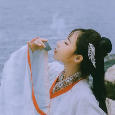 優(yōu)雅白衣女子頭像，唯美古風(fēng)女子真人頭像