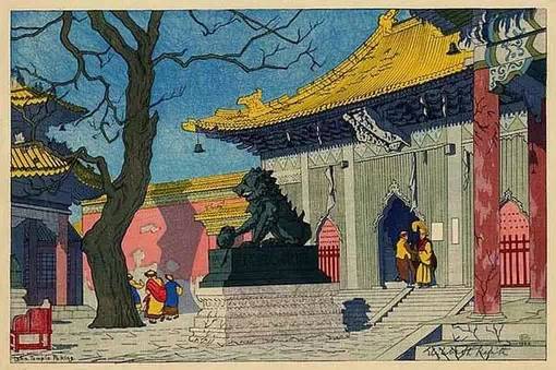 洋畫家筆下的老中國(guó)：一抹古老的中國(guó)鄉(xiāng)愁