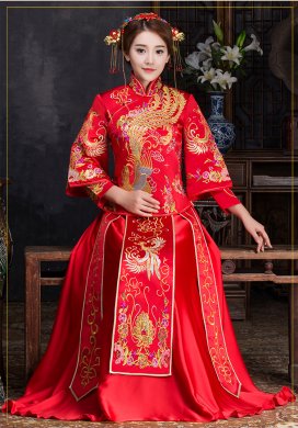 優(yōu)雅時(shí)尚中式禮服，復(fù)古匠心啟航閱讀新娘禮服