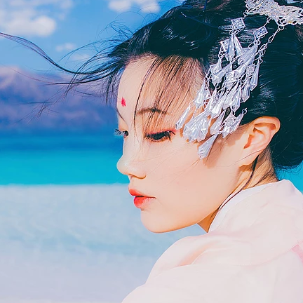 冰雪美人飄逸唯美頭像，唯美古風(fēng)女子頭像