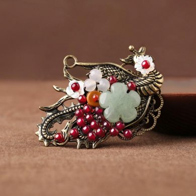 匠心啟航閱讀鳳凰飾品復古優(yōu)雅項鏈首飾