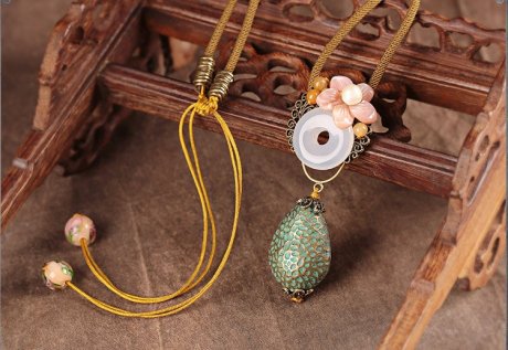 芳華如夢(mèng)項(xiàng)鏈，別致典雅項(xiàng)鏈?zhǔn)罪? / data-XV0X=