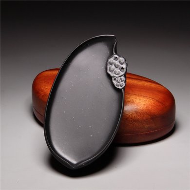 歙硯樸實(shí)硯臺(tái)，滑不拒筆中國(guó)硯臺(tái)