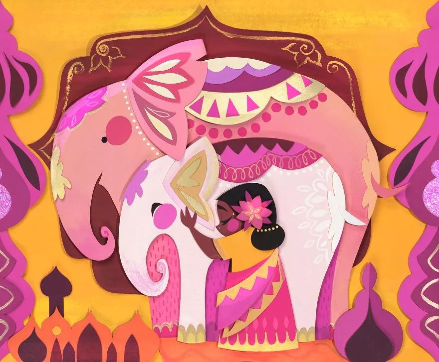 當插畫遇上剪紙，她把紙藝玩出了別樣的美!