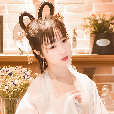 清新可愛小女孩女生頭像，唯美古風真人頭像