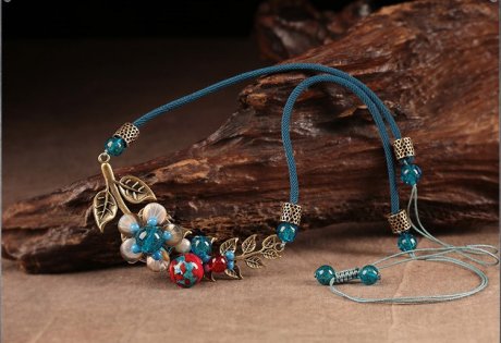 時尚樹葉鎖骨鏈，古風(fēng)晴香漫項鏈?zhǔn)罪? / data-deBo=