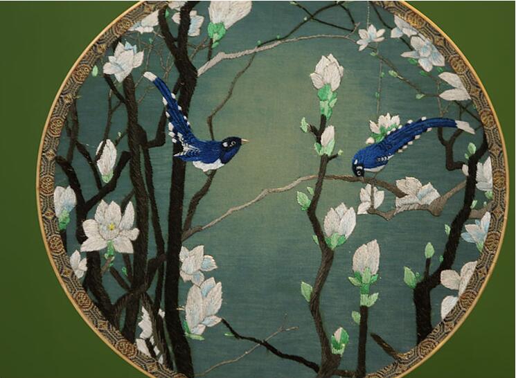 匠心啟航閱讀蘇繡真絲團扇