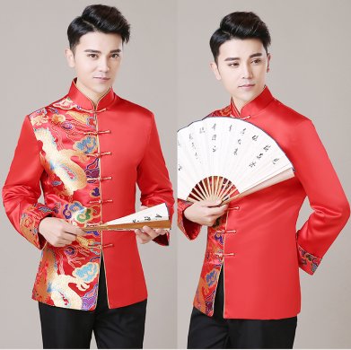 超有氣質的中式禮服中山裝