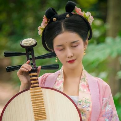 美人來此時尚典雅，唯美古風真人頭像