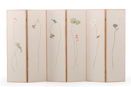 新中式屏風(fēng)實(shí)木現(xiàn)代中式禪意，隔斷折疊屏風(fēng)