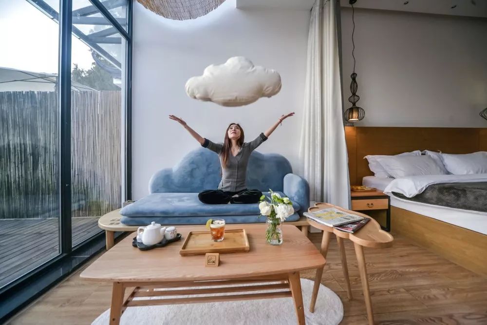 過云山居·長丘田，躺在浴缸里摘朵云