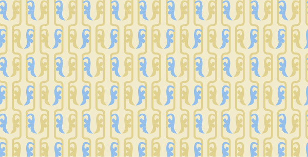 中國傳統唐代服飾纏枝花紋圖案四，矢量素材