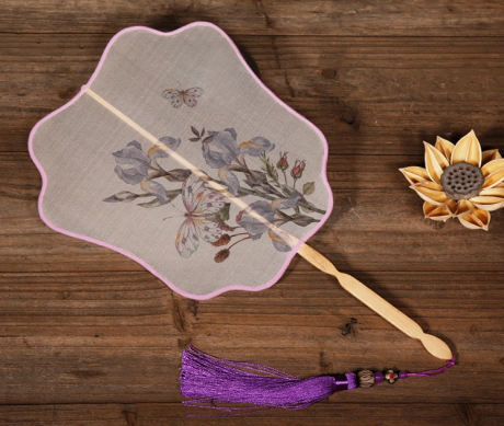 六款花式形狀團(tuán)扇，匠心啟航閱讀雙面古典扇子