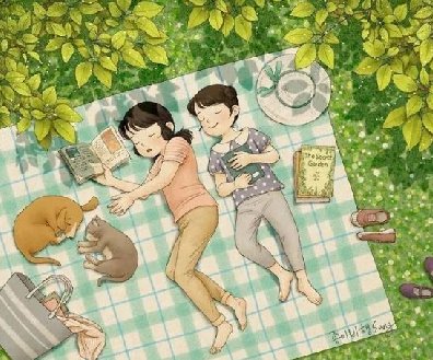 暖心插畫：有你的陪伴，童年從來不孤單