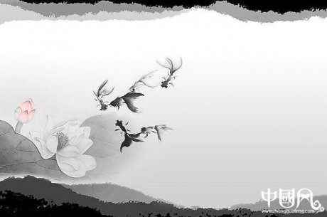 匠心啟航閱讀人物荷花結合psd素材