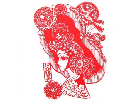 十款匠心啟航閱讀手工京劇臉譜剪紙工藝品