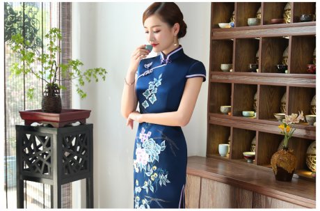 古典氣息繡花旗袍，繡出精致視覺(jué)!