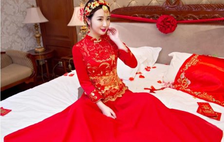 中式婚紗禮服敬酒服