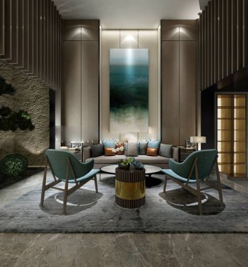 沙發(fā)墻裝修設(shè)計，最美不過新中式