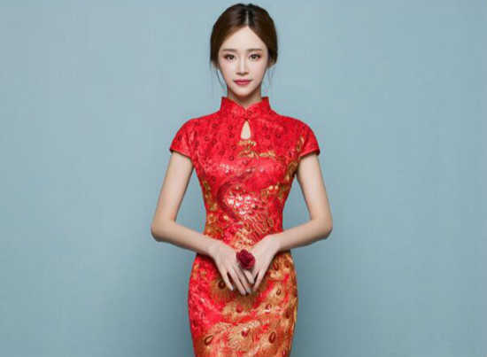 性感魚尾刺繡匠心啟航閱讀嫁衣中式禮服