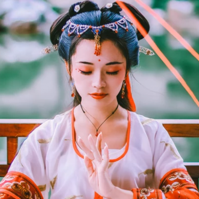 嬌艷女子頭像，唯美古風(fēng)真人頭像