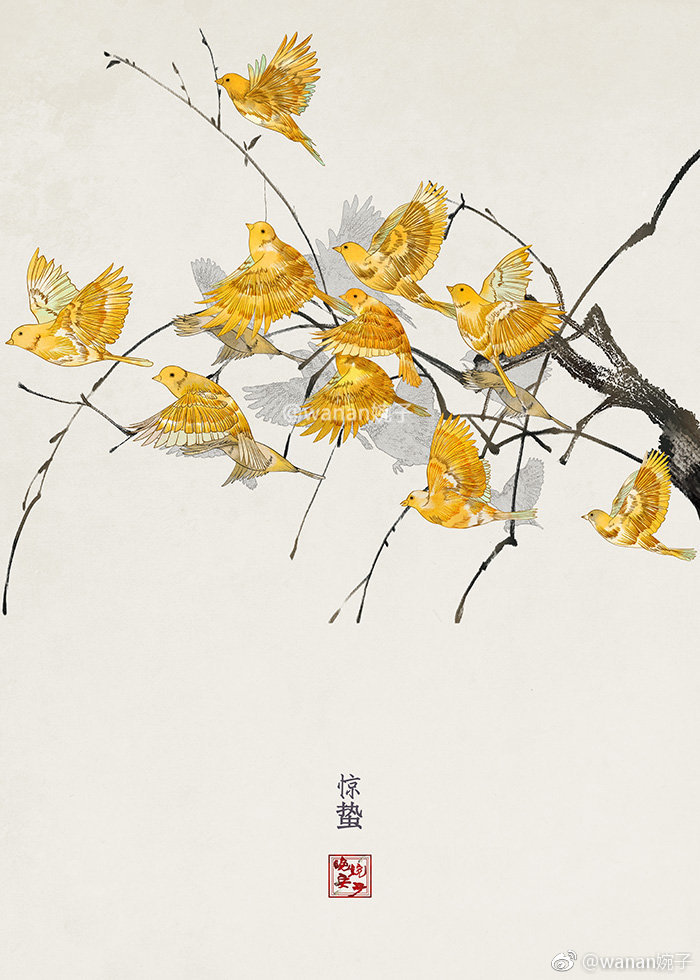 唯美意境24節(jié)氣古風圖片，適合做壁紙的古風圖片