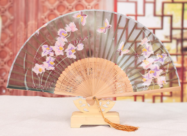 匠心啟航閱讀復(fù)古絲綢折疊扇