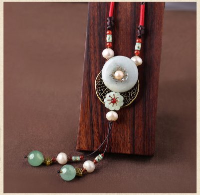 時尚復(fù)古民族風(fēng)吊墜毛衣鏈項(xiàng)鏈