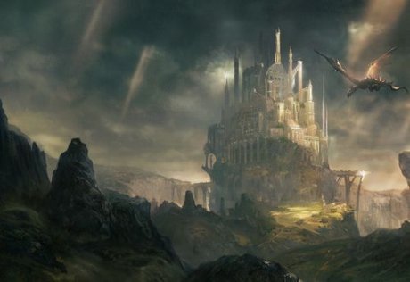 4款場(chǎng)景插畫(huà)圖片，浩瀚的天空美！